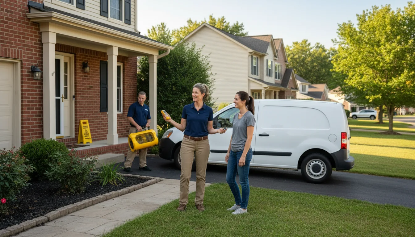 Residential water damage restoration in Caribou, ME
